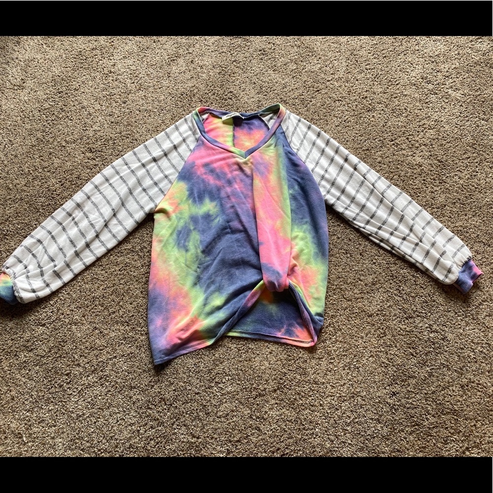 Tie Dye boutique long sleeve shirt